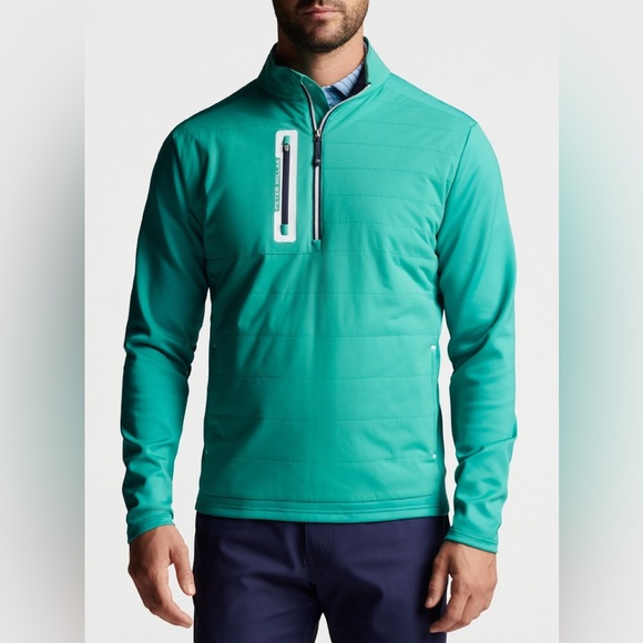 Peter Millar Crown Sport Weld Elite 1/2 Zip Pullover Jacket NWT XL $200 - Picture 2 of 5